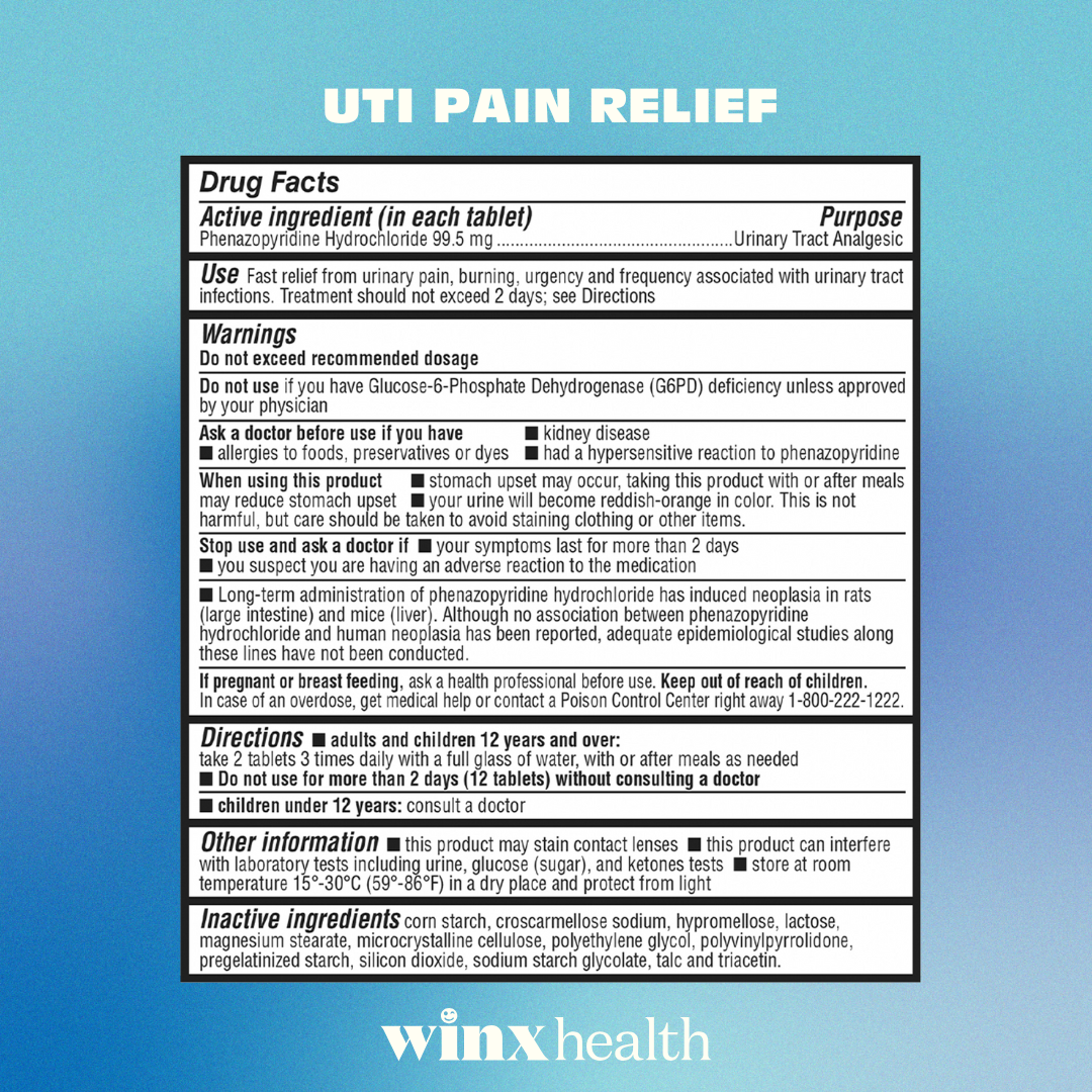 UTI Fast-Acting Pain Relief