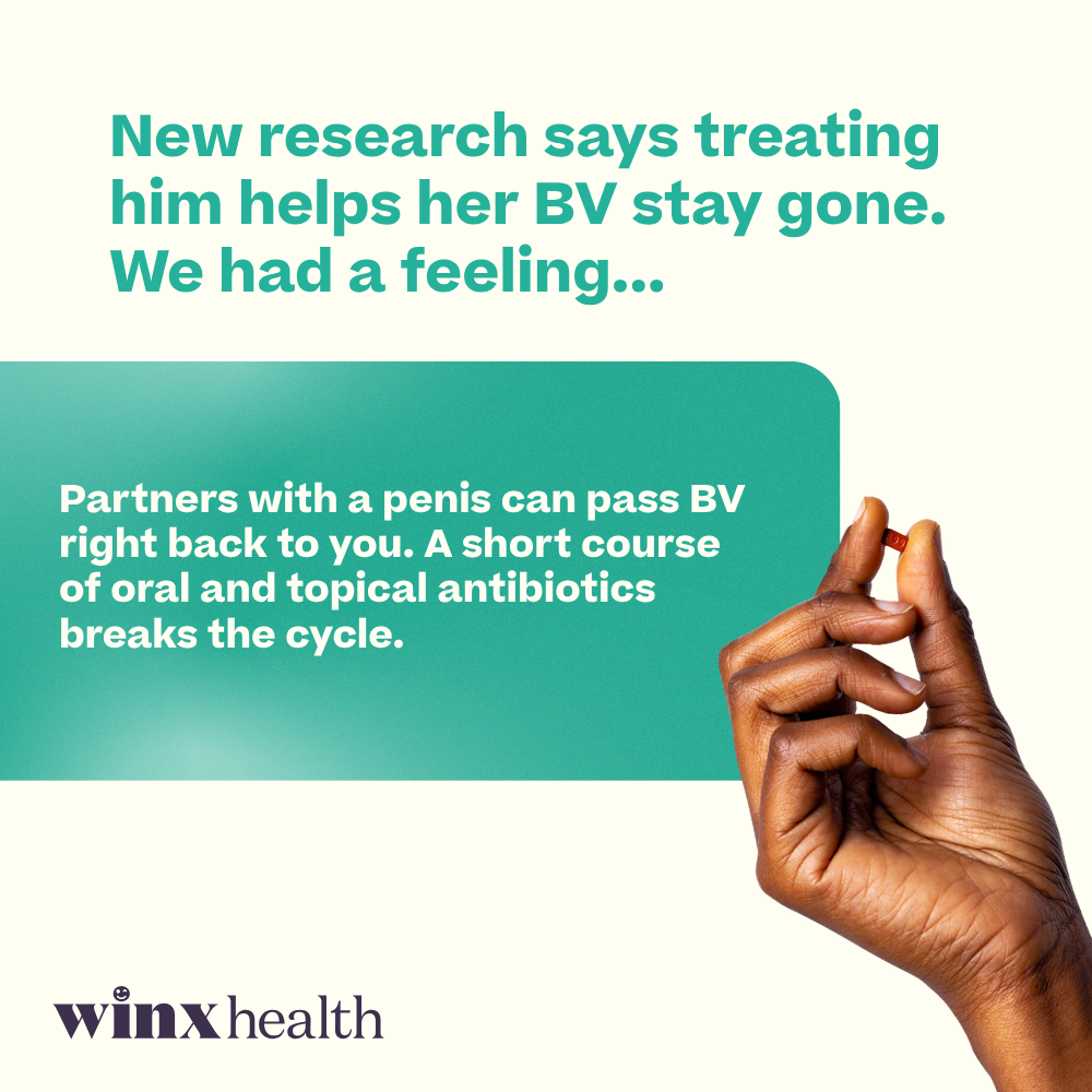 Male Partner BV Treatment